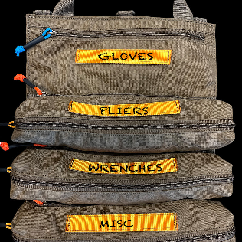 Dual Zip Tool Roll Pouch XL 3