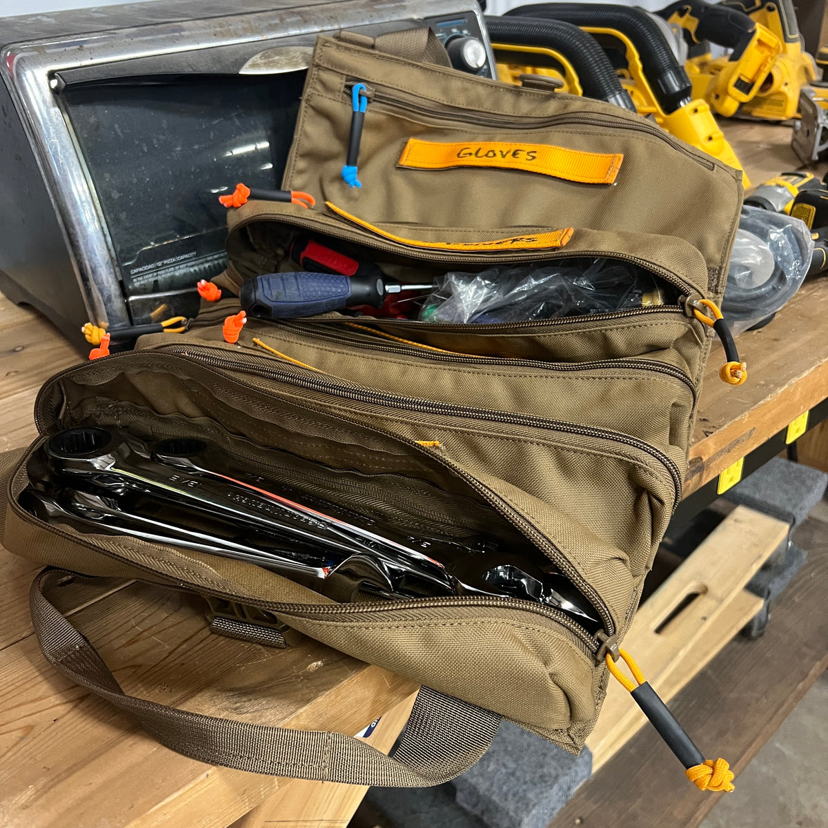 Dual Zip Tool Roll Pouch XL 7