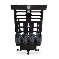 MOBUL Fishing Rod Holder, front view, empty, on white.