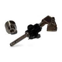 MOBUL Locking Pin, with key and collar, on white.