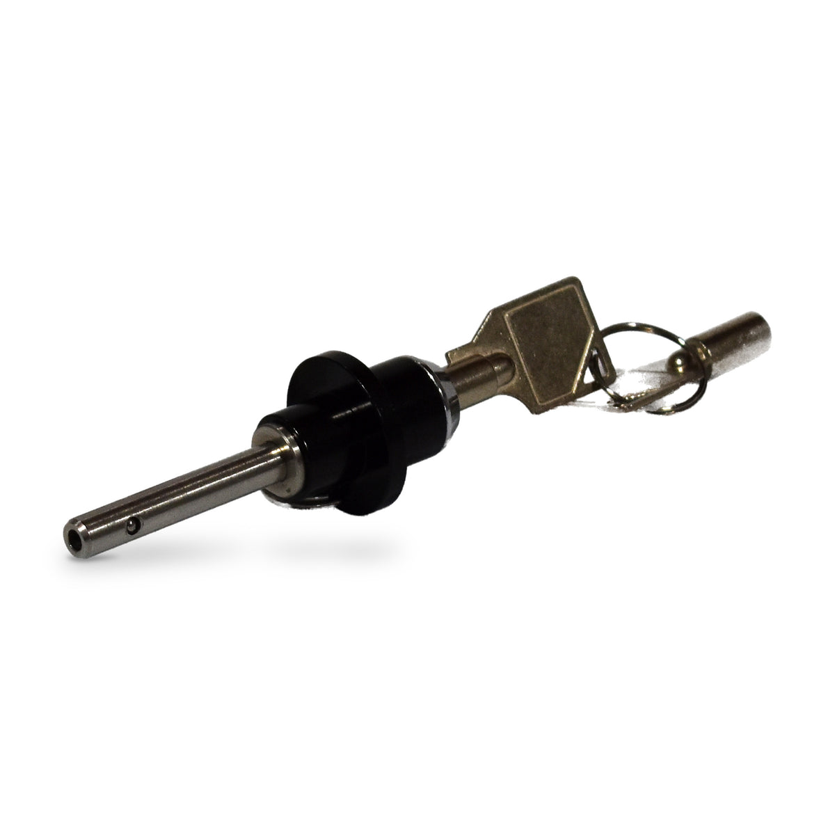 MOBUL Locking Pin, with key, on white.