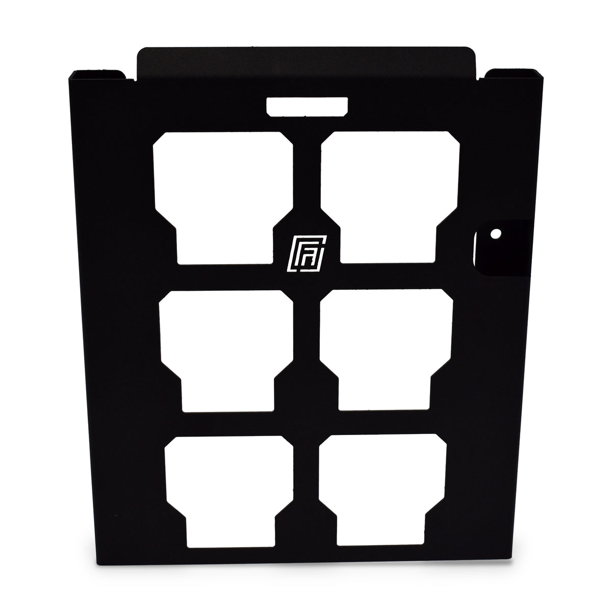 MOBUL Adapter Plate | Compatible with Milwaukee PACKOUT, front view, studio, on white.